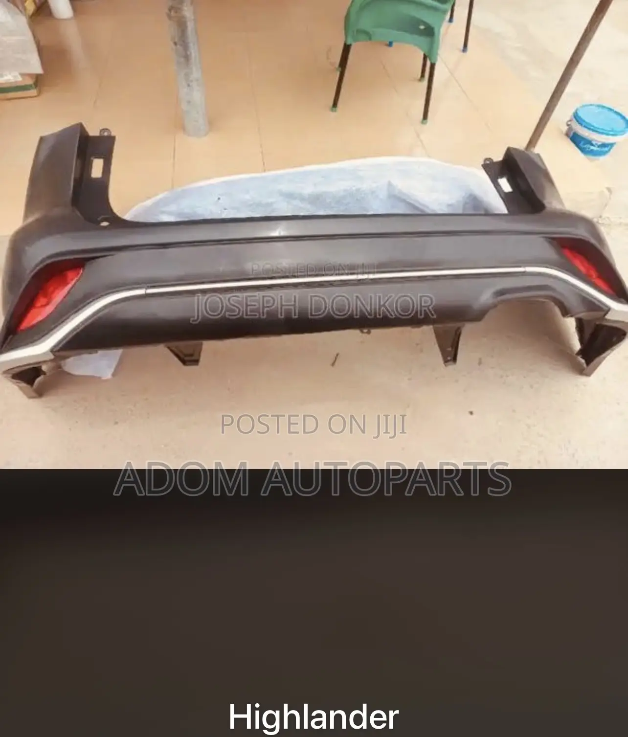 Toyota Highlander Back Bumper Complete 2019 2020 2021 2022