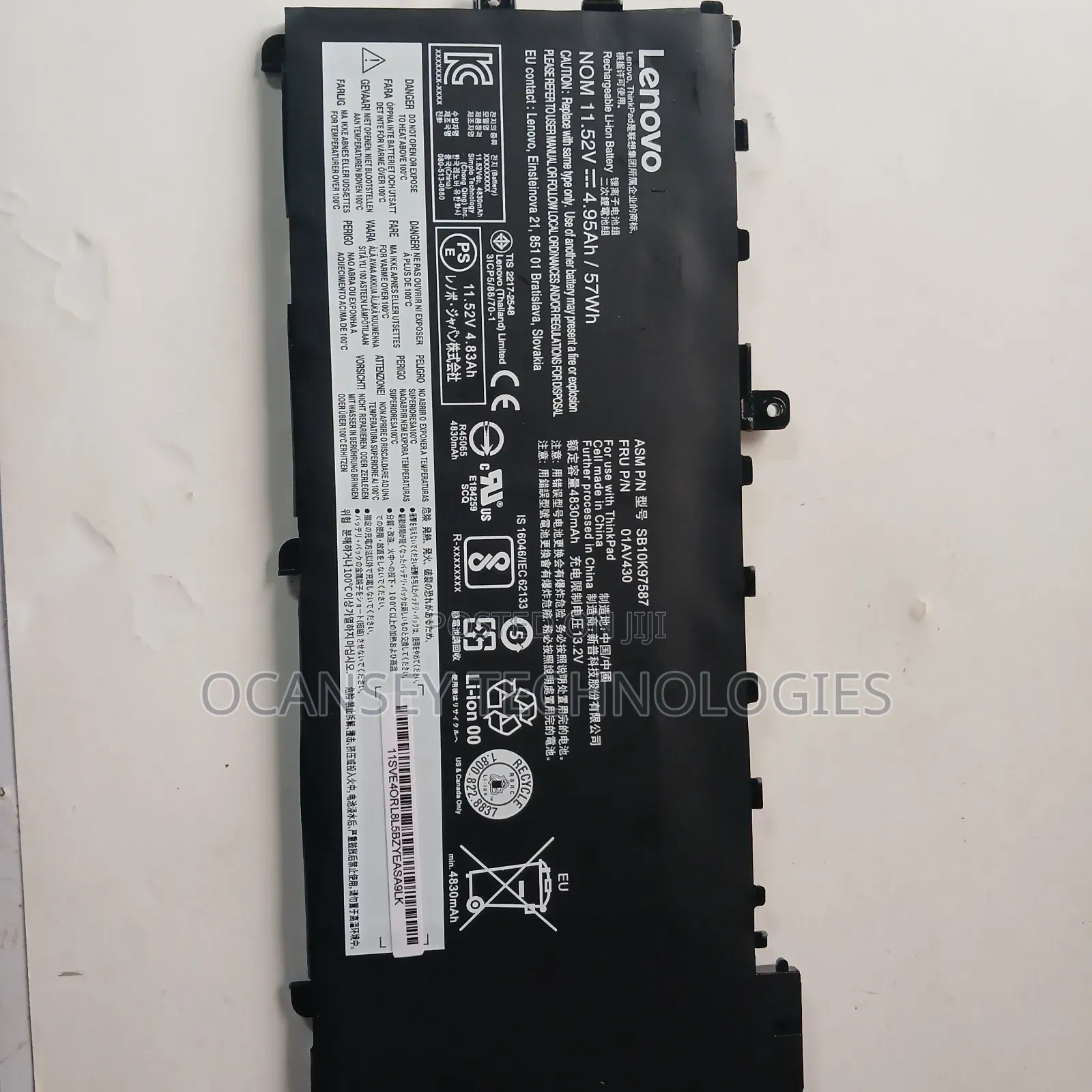Original Lenovo 01av494 Laptop Battery