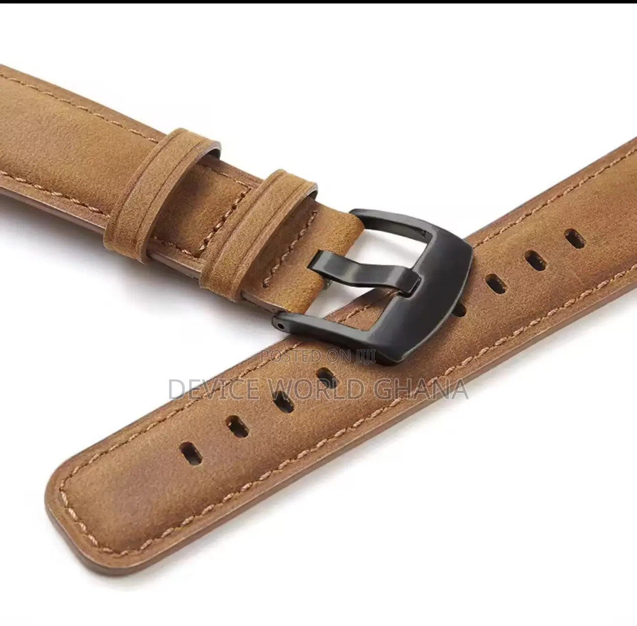 Uthi Leather Strap for Samsung Watches Fossil Oriamo Huawei