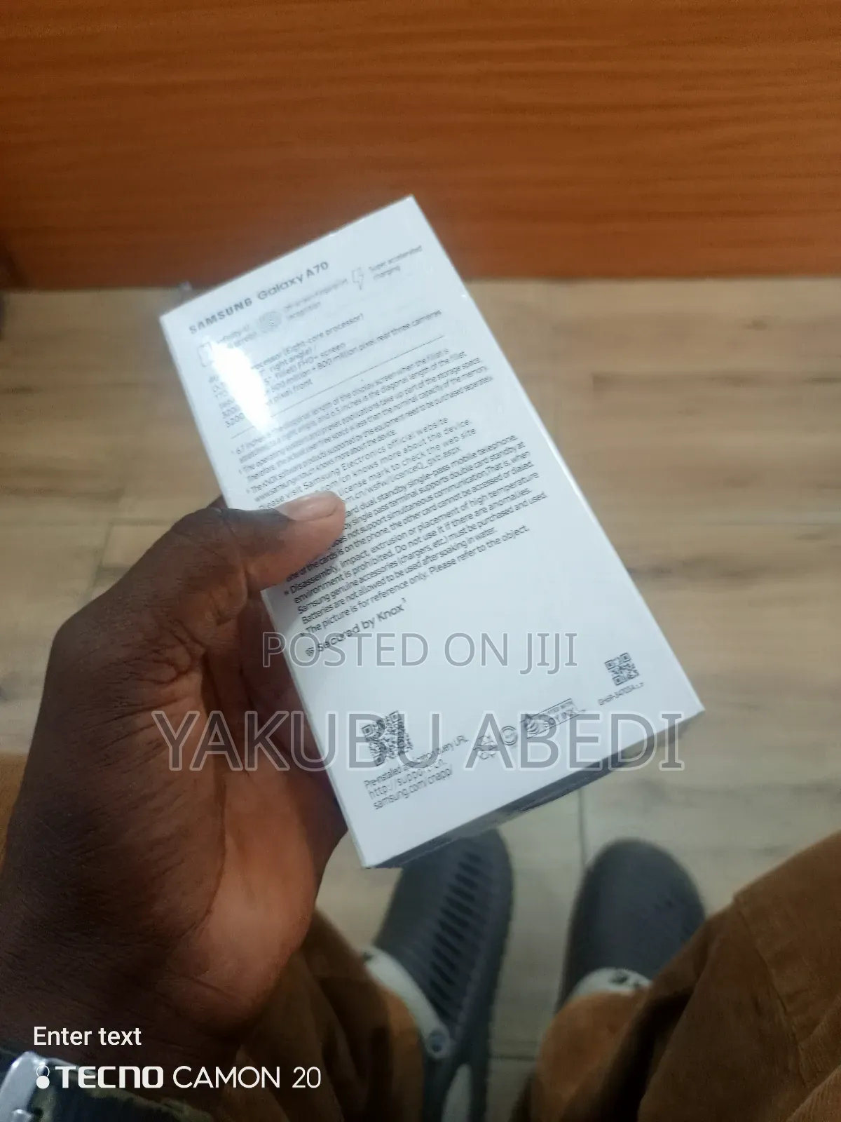 New Samsung Galaxy A70 128 GB Gray