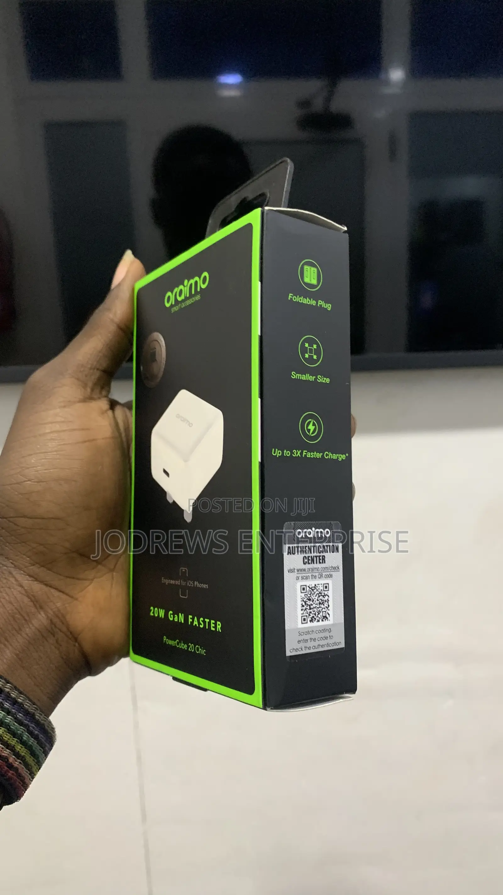 Oraimo Powercube 20 Chic 20w Gan Wall Charger Kit Type C-C