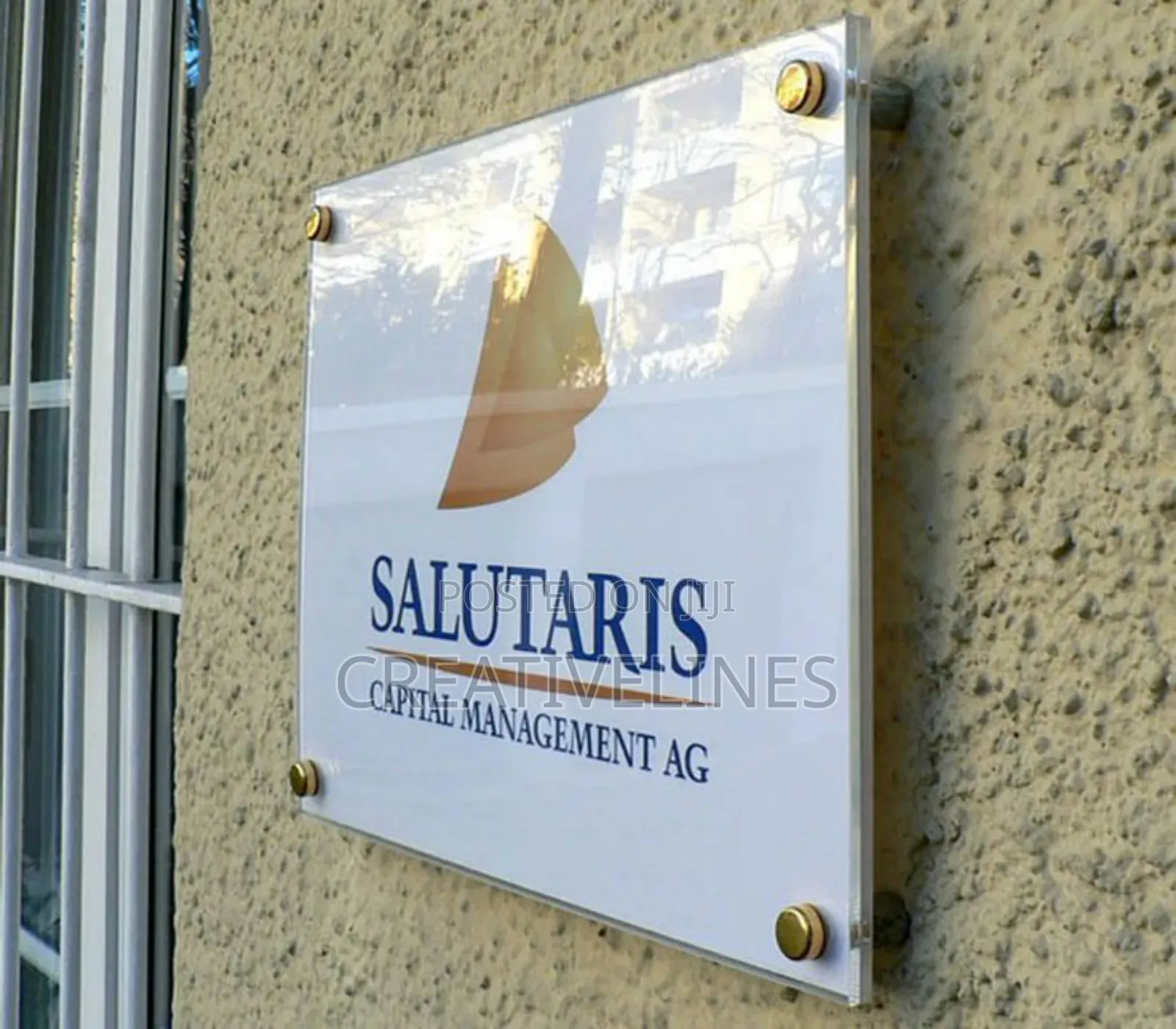 Office Logo Signage.