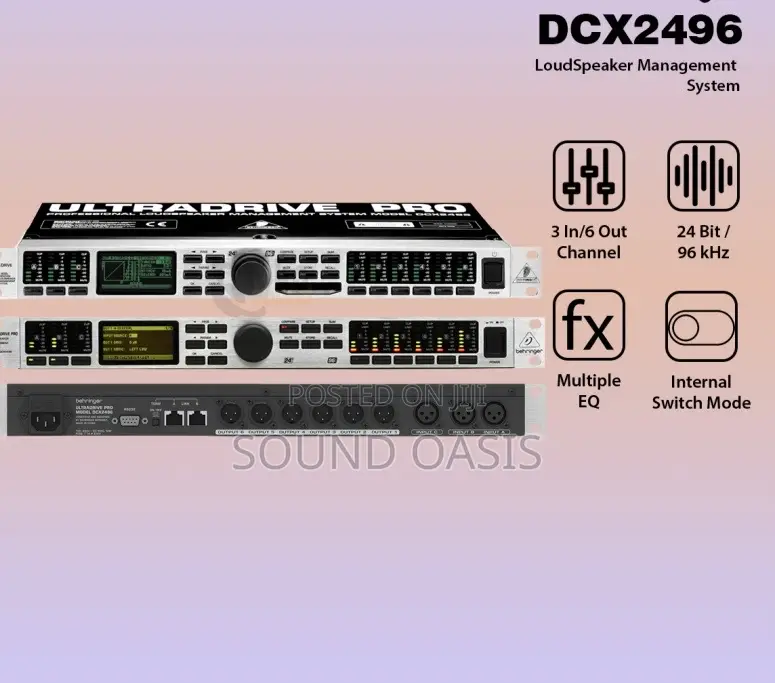 Behringer Ultra-Drive Pro Dcx2496 LMS Driverack
