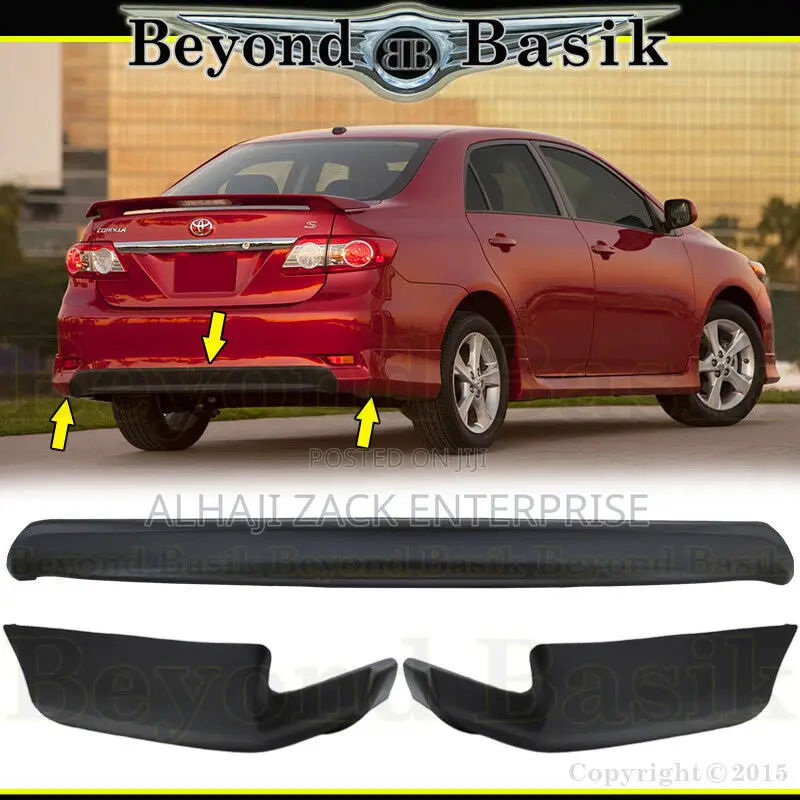 Toyota Corolla 2013 Back Bumper Spoiler
