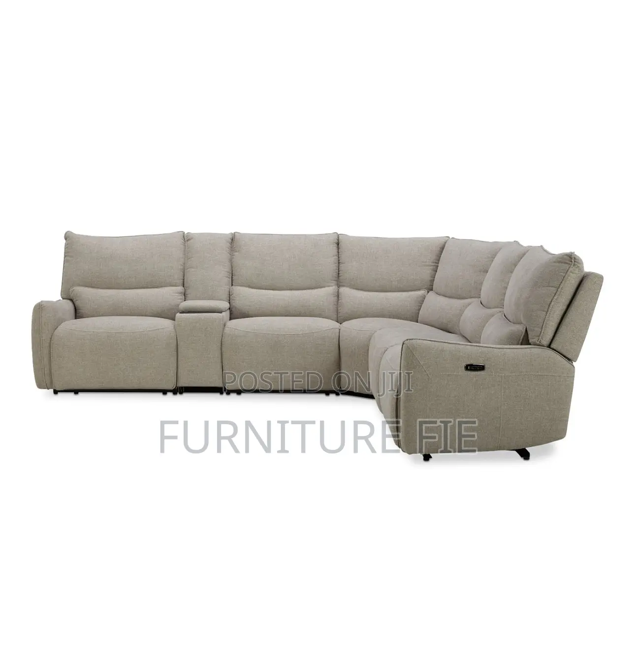 Olper 6-Pc. Fabric Sofa With Power Recliners,Console-Usa.