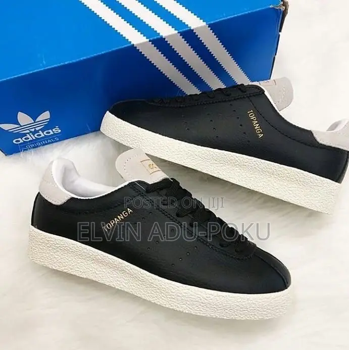 Topanga Core Black/ Off White Sole Sneakers.