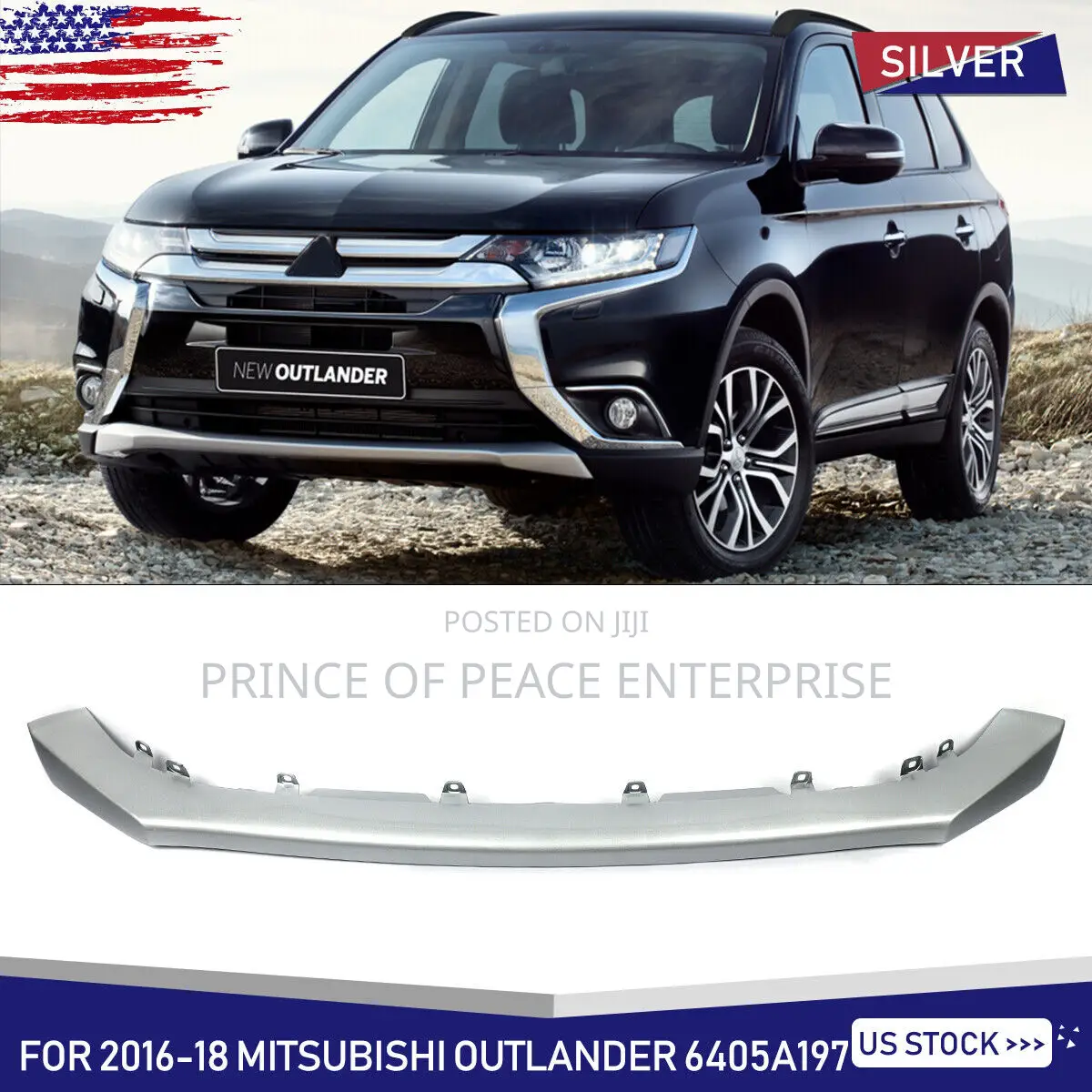 Mitsubishi Outlander 2016 / 2018 Lower Bumper Panel Spoiler