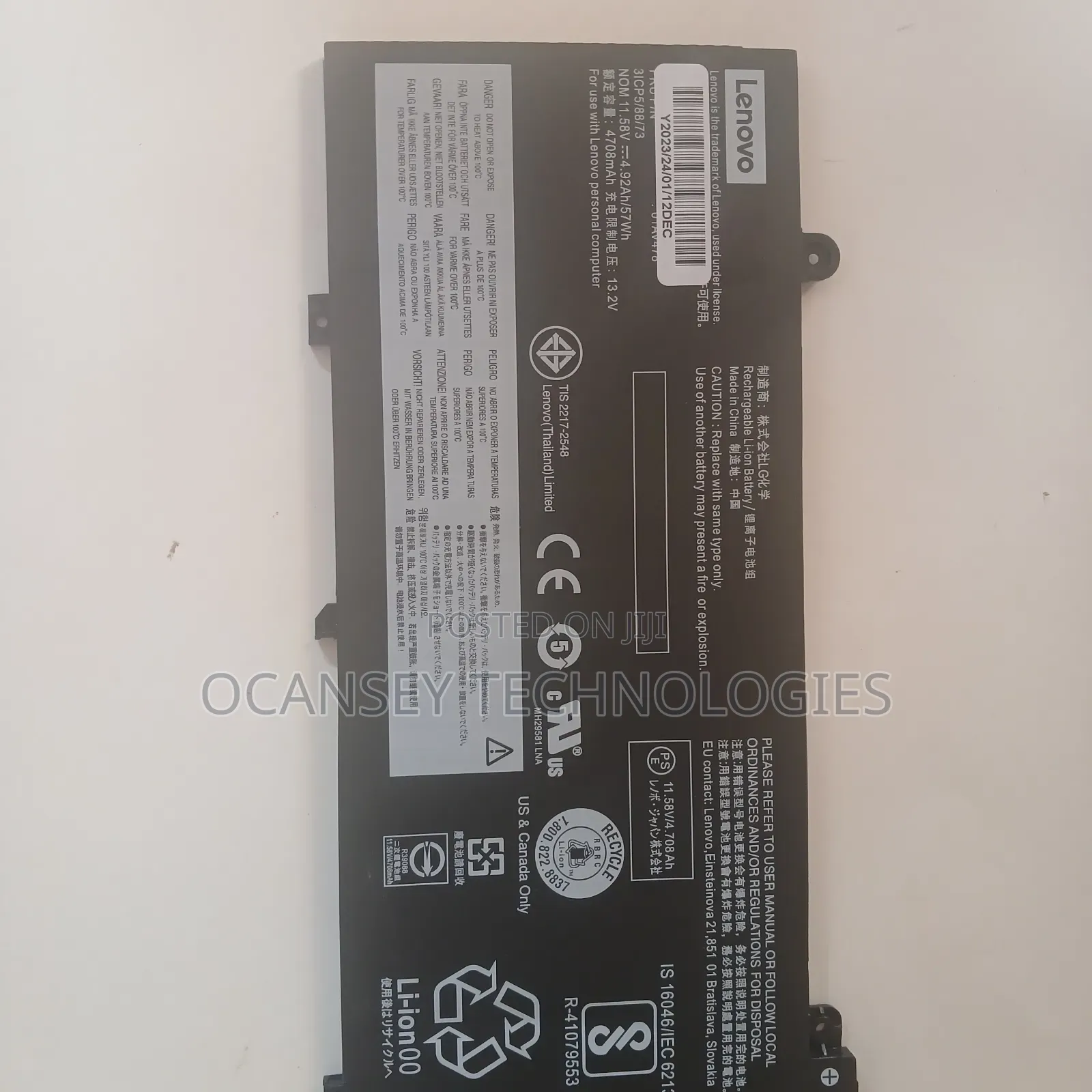 Original Lenovo 01av478 Laptop Battery