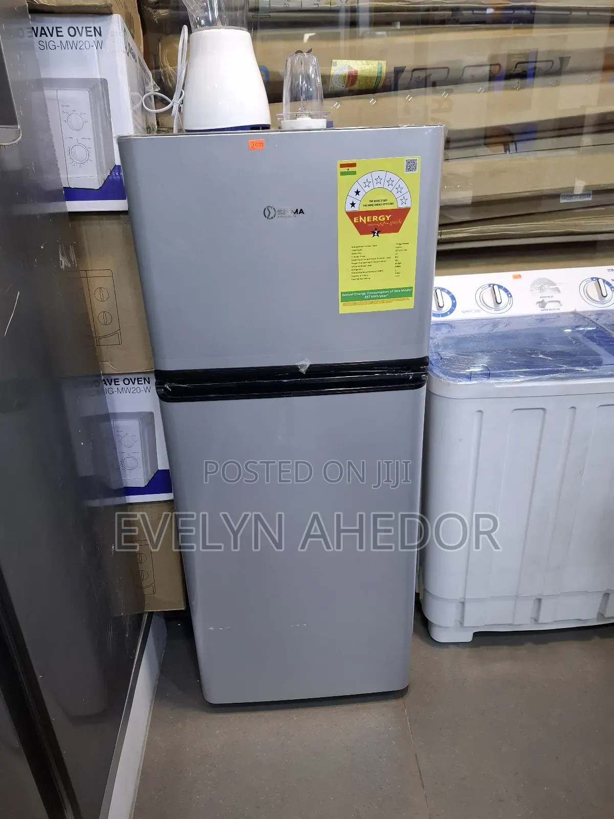 Strong Sigma Top Fridge Double Door 113 Litres for Sale