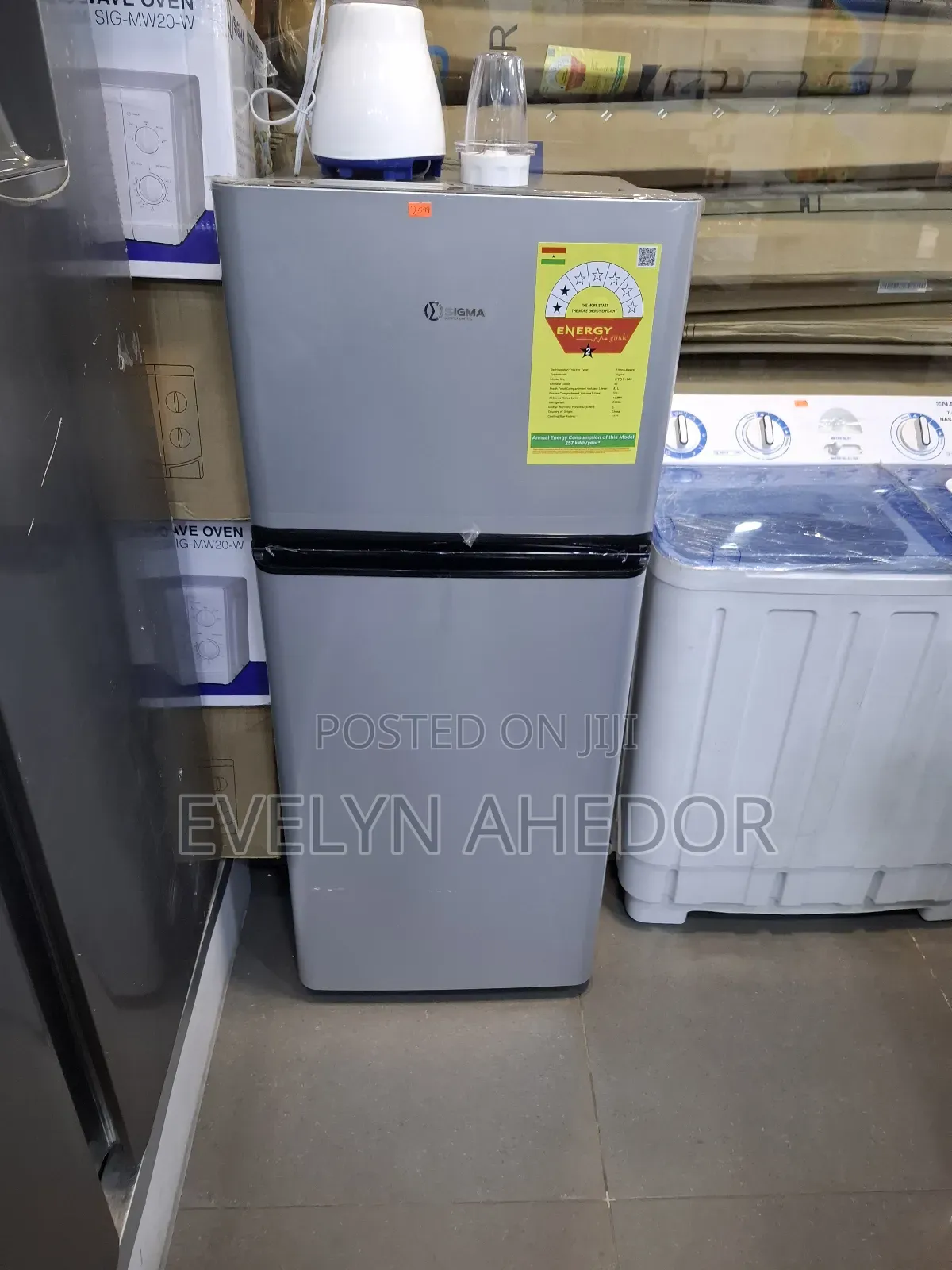 Strong Sigma Top Fridge Double Door 113 Litres for Sale