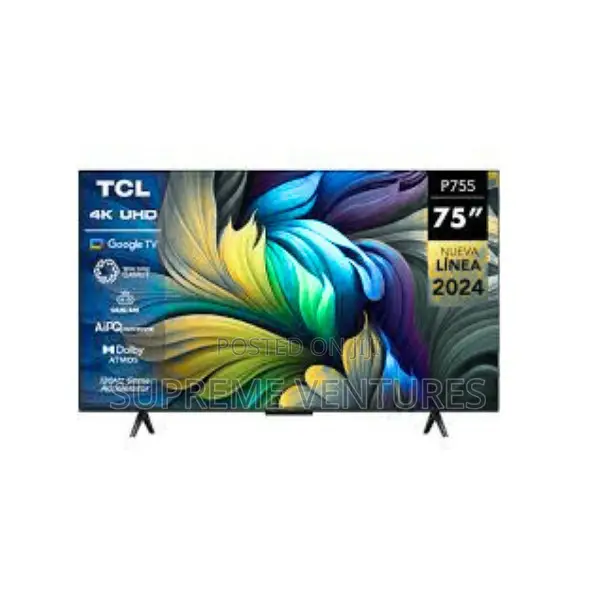 TCL 75" Uhd Tv – Crystal Clear, Google Integration
