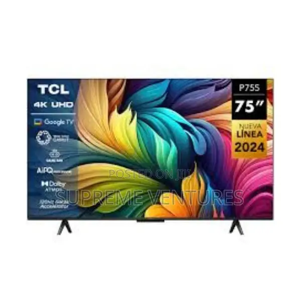 TCL 75" Uhd Tv – Crystal Clear, Google Integration