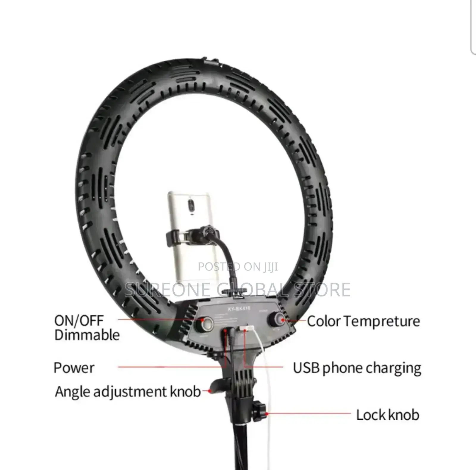 18-Inch Led Ring Light With Tripod