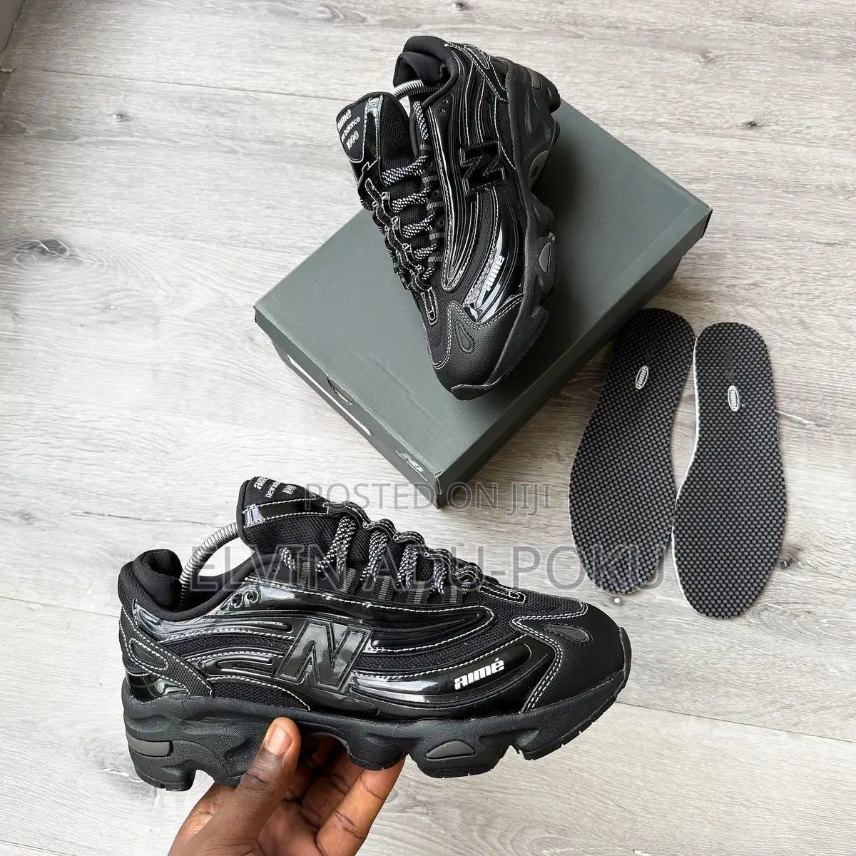 New Balance Aimé 1000 "Black" Sneakers In Different Styles , Swipe >>>