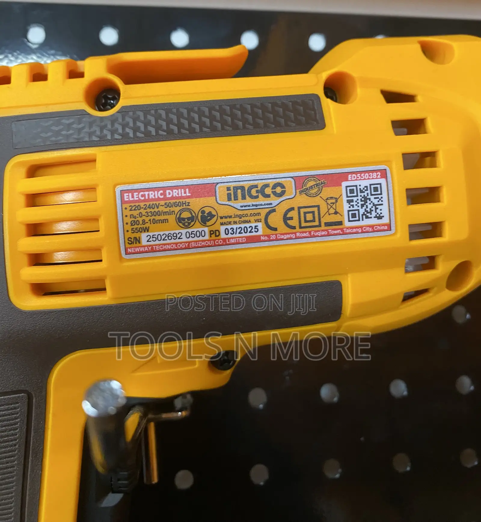 Ingco Electric Drill 550w (Keyless Chuck)