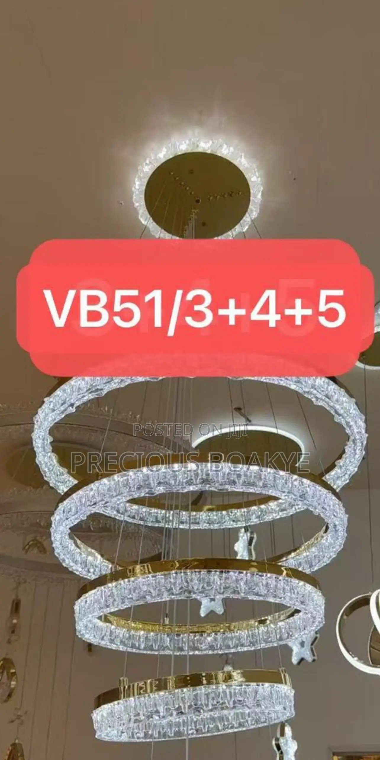 3/4/5 Drop Modern Big Chandelier