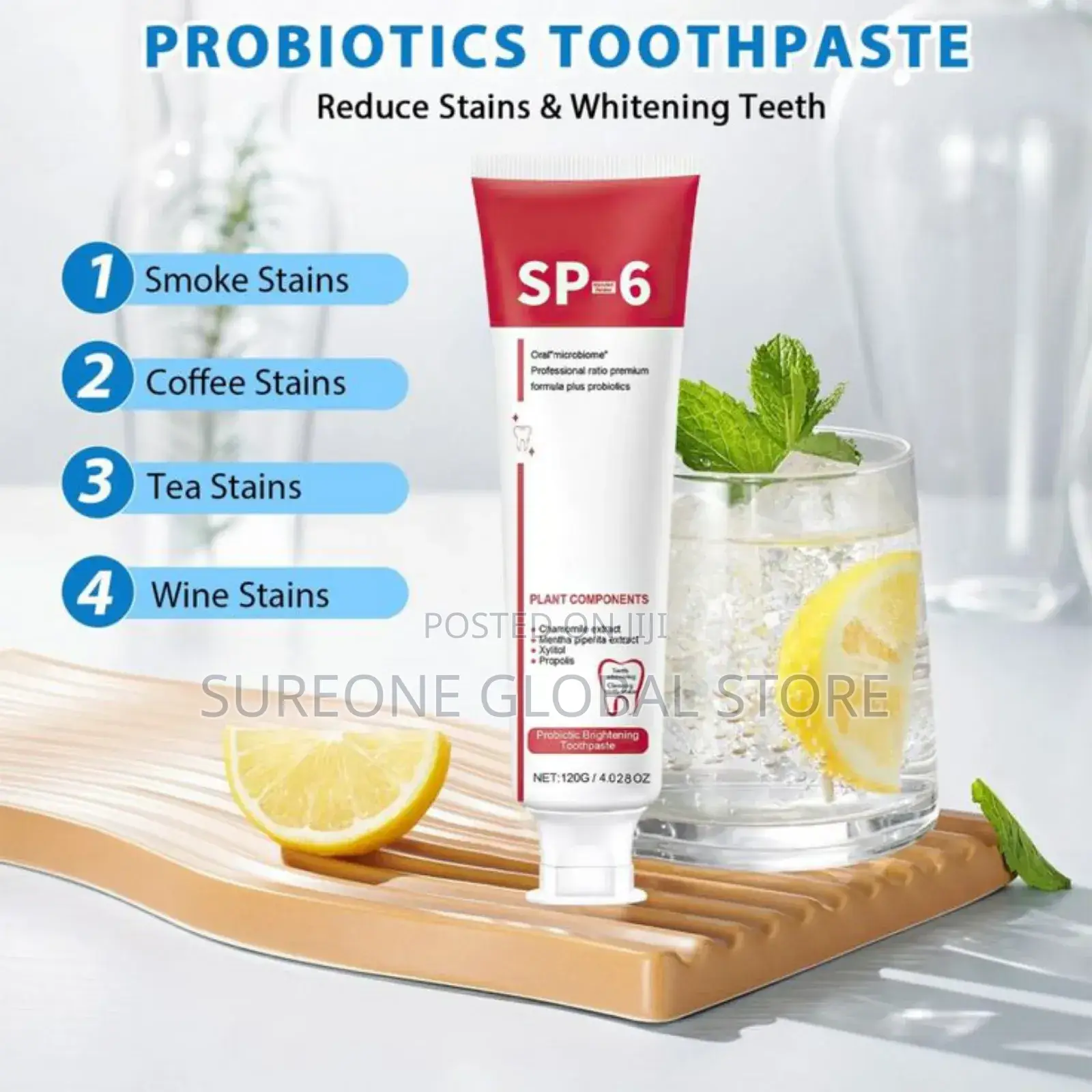 Sp-6 Probiotic Ultra Whitening Toothpaste