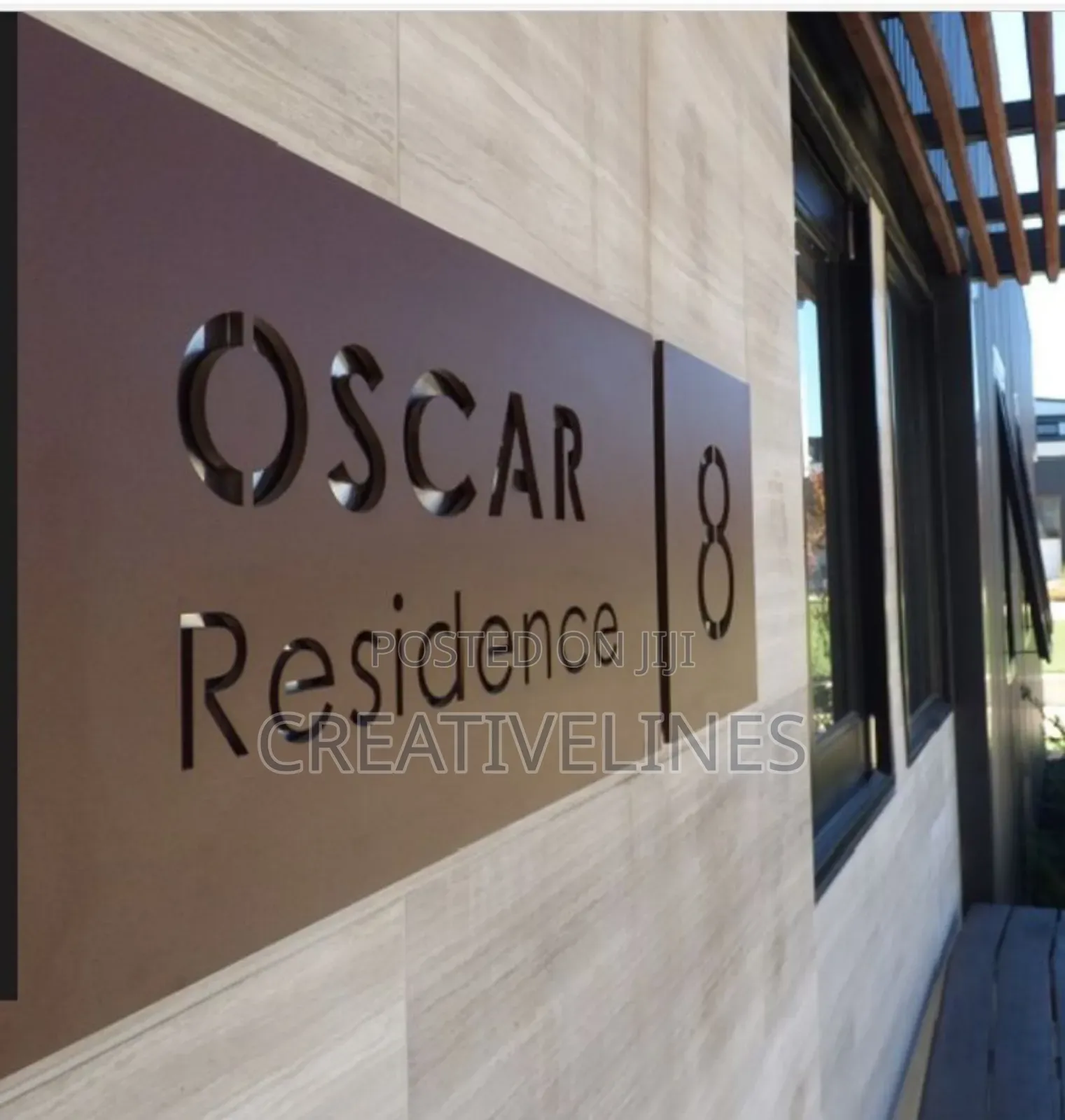 Metallic Directioal Signage