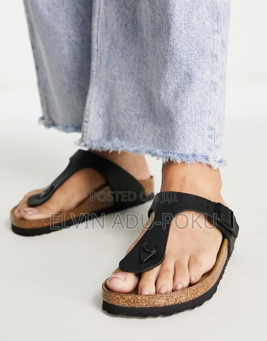 Birkenstock Gizeh Birko-flor - Black