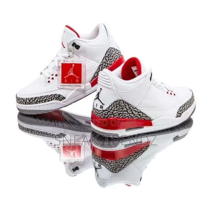 Air Jordan R3 Red White N Black