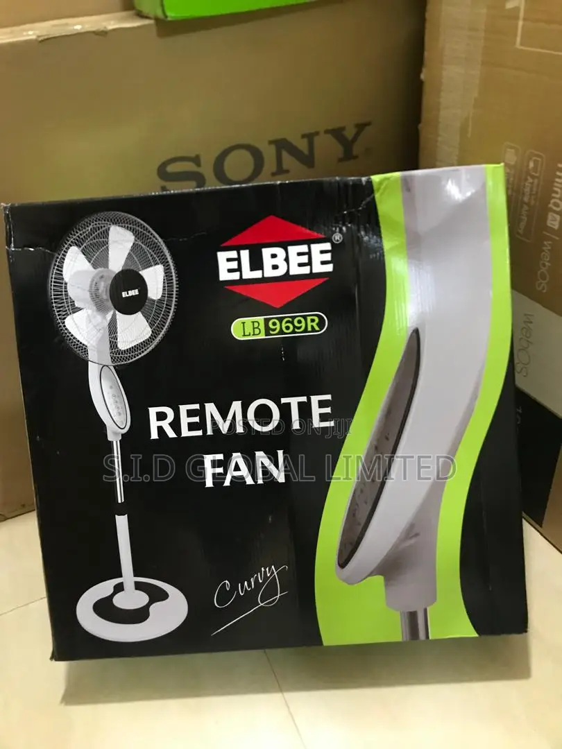 Elbee Remote Controlled Stand Fan Lb969r