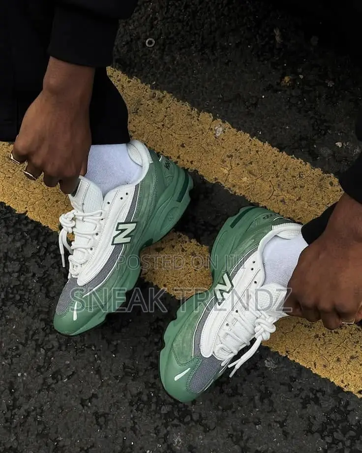 New Balance 1000 Green White Leather