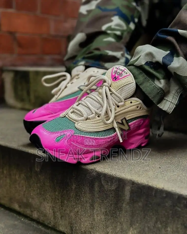 New Balance 1000 Pink Cream Leather