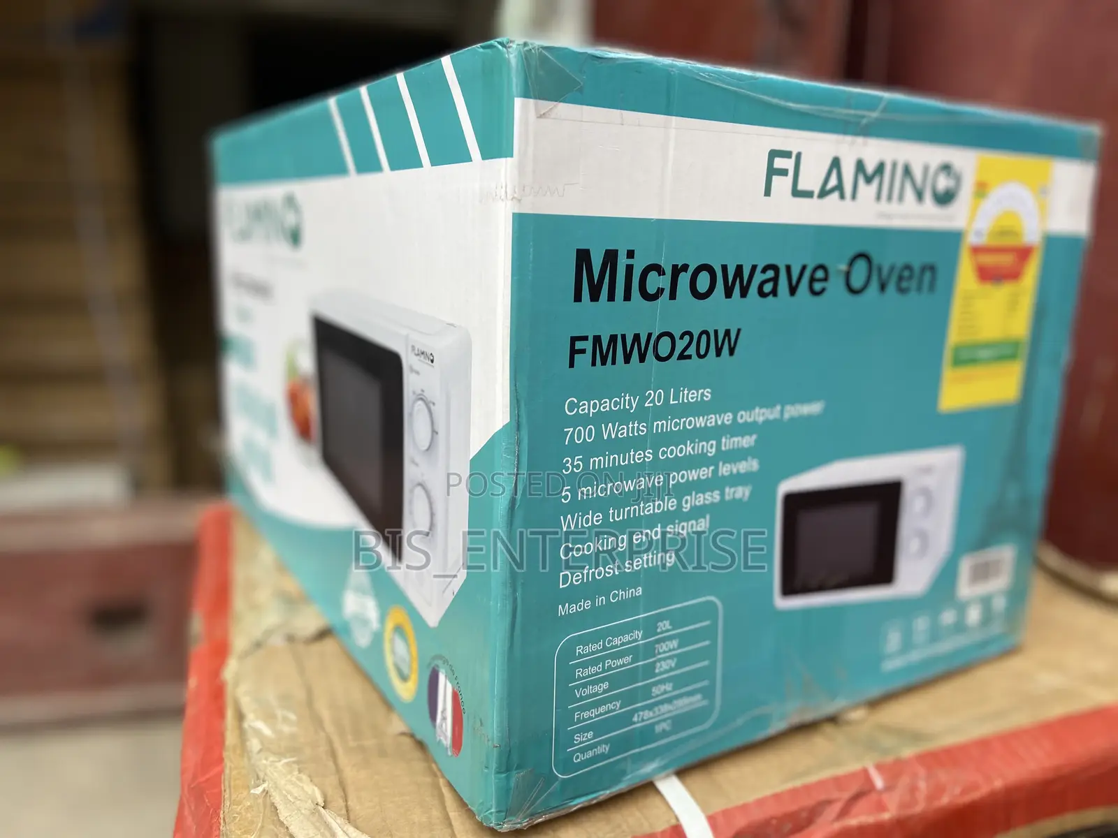 Flamino Microwave Oven 20 Liters