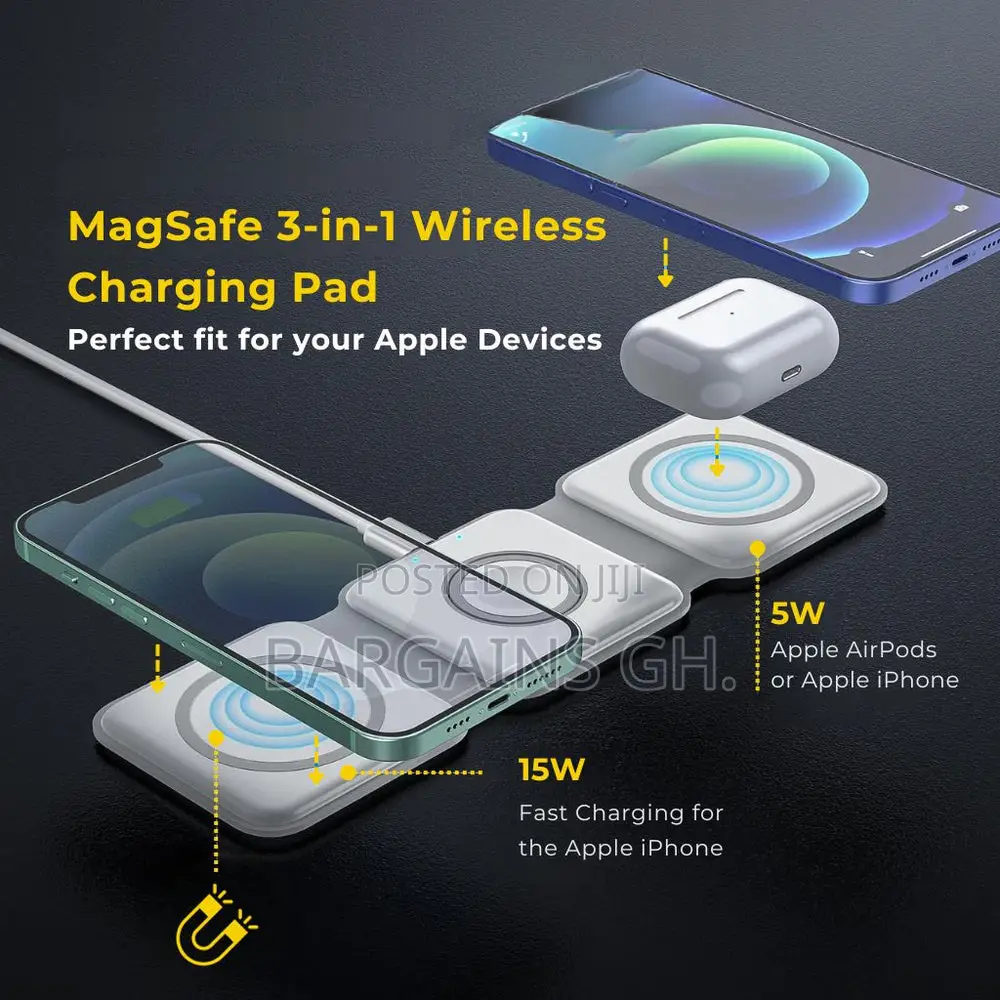 3 in 1 Magnetic Wireless Charger