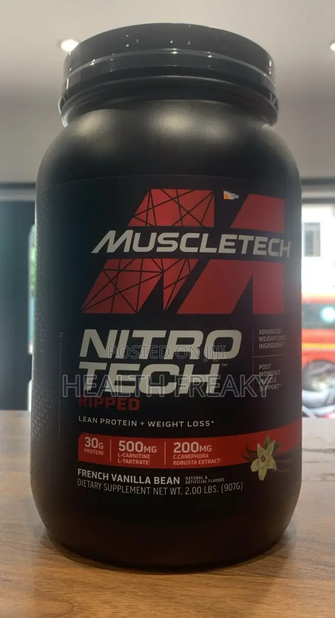 Whey Protein Nitrotech Ripped Weight Loss Lean Muscle Growth