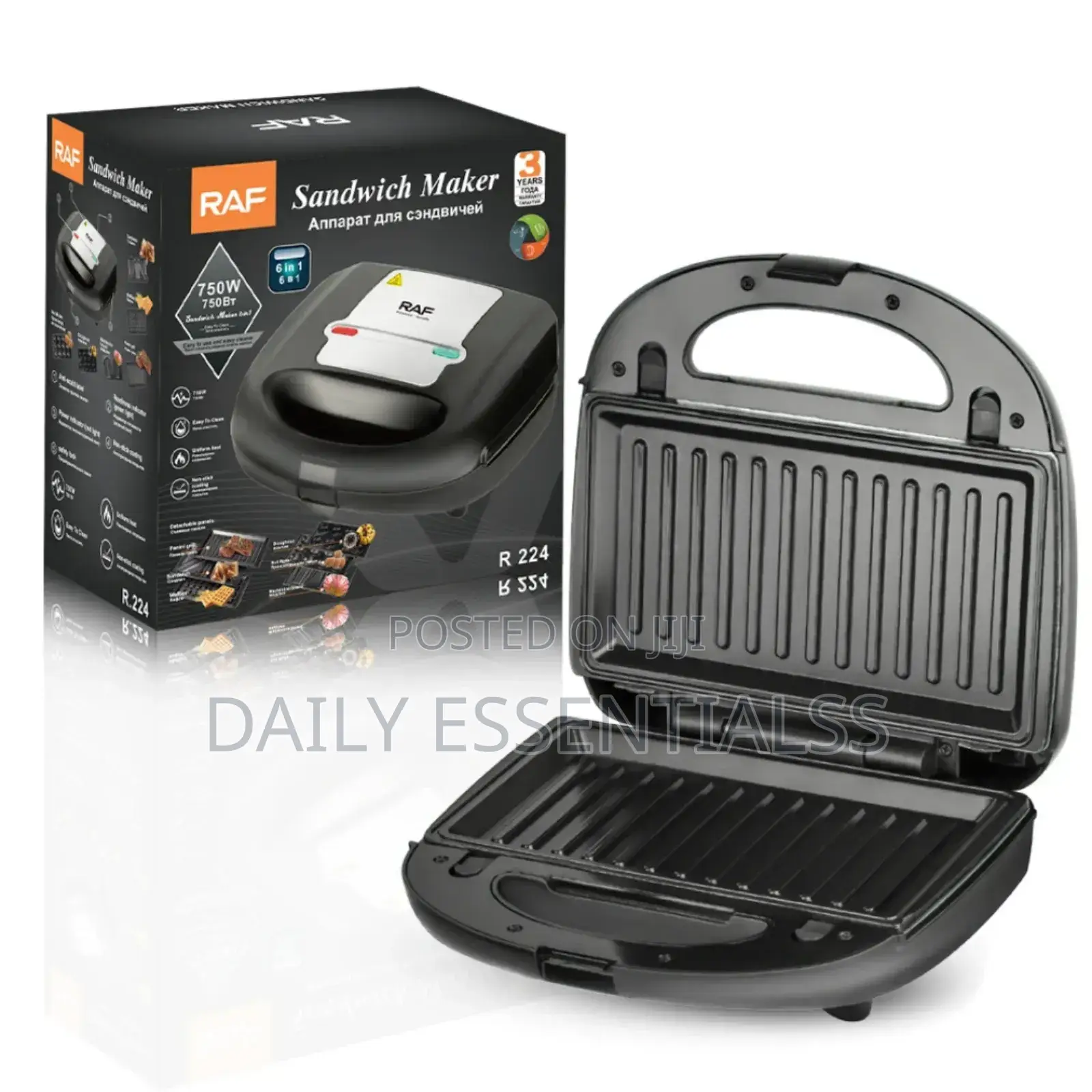 Raf 750w Breakfast Maker – Simple, Fast Yummy