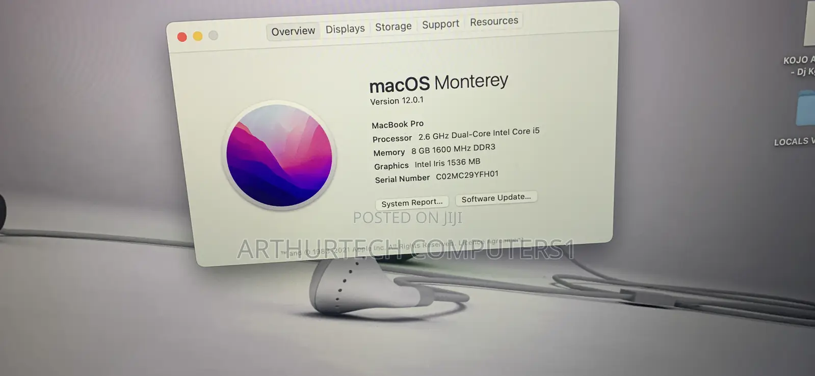 Laptop Apple MacBook 2014 8GB Intel Core i5 SSD 256GB