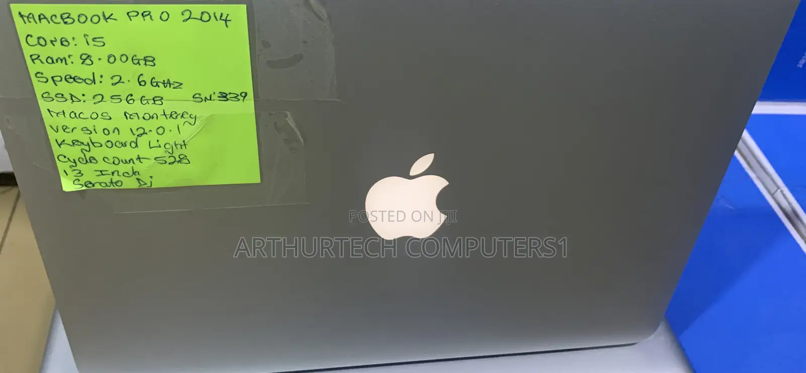Laptop Apple MacBook 2014 8GB Intel Core i5 SSD 256GB
