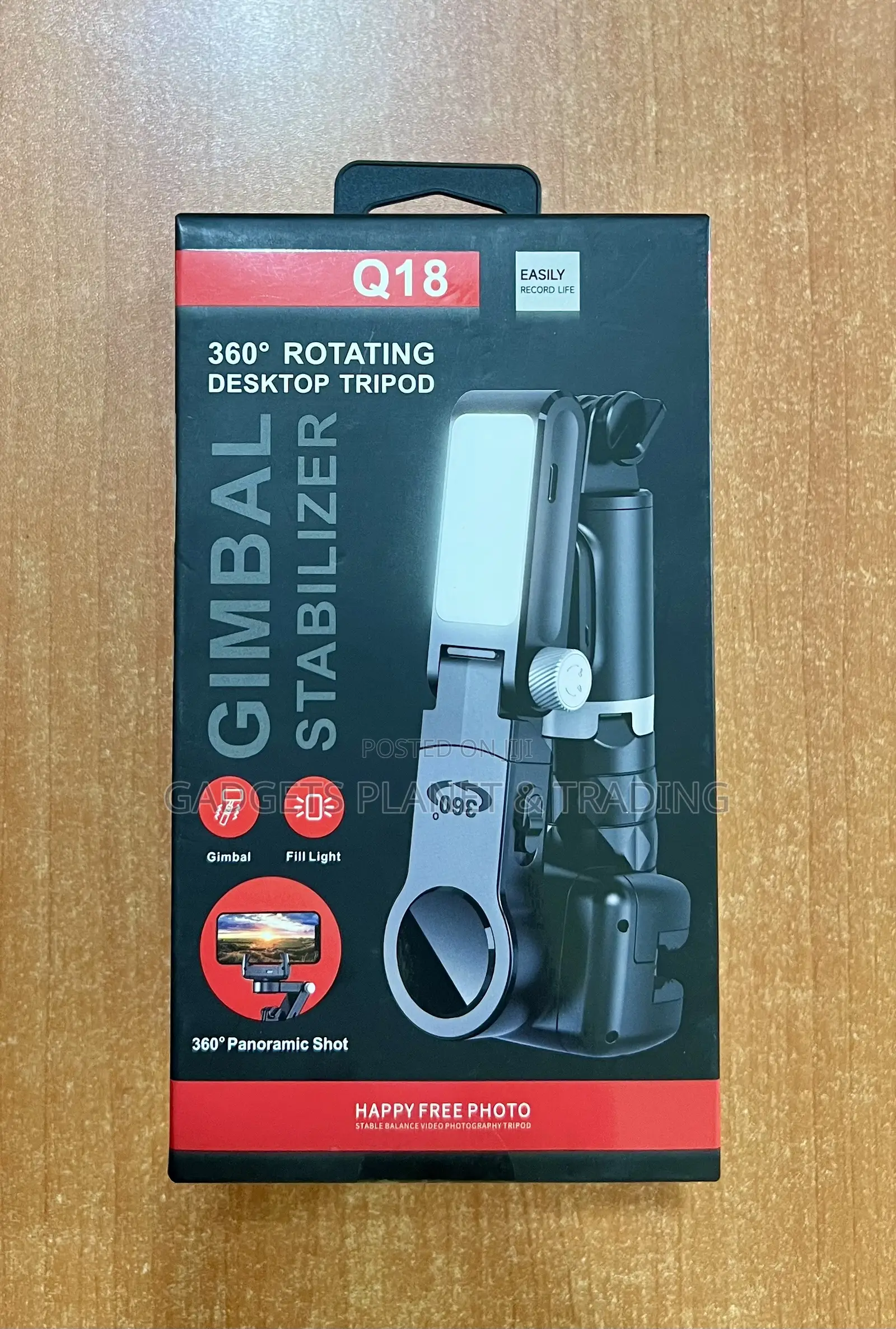 Q18 360° Rotating Stabilizer Desktop Shooting Gimbal - Q18