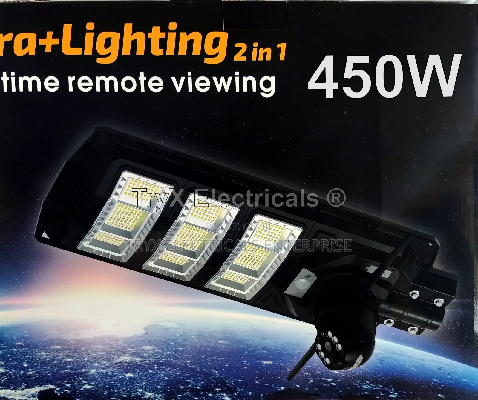 450w Solar Surveillance Street Light