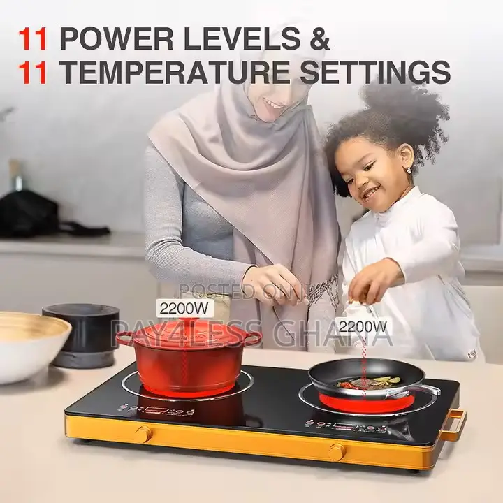 Electric Ceramic Double Cooktop Stove