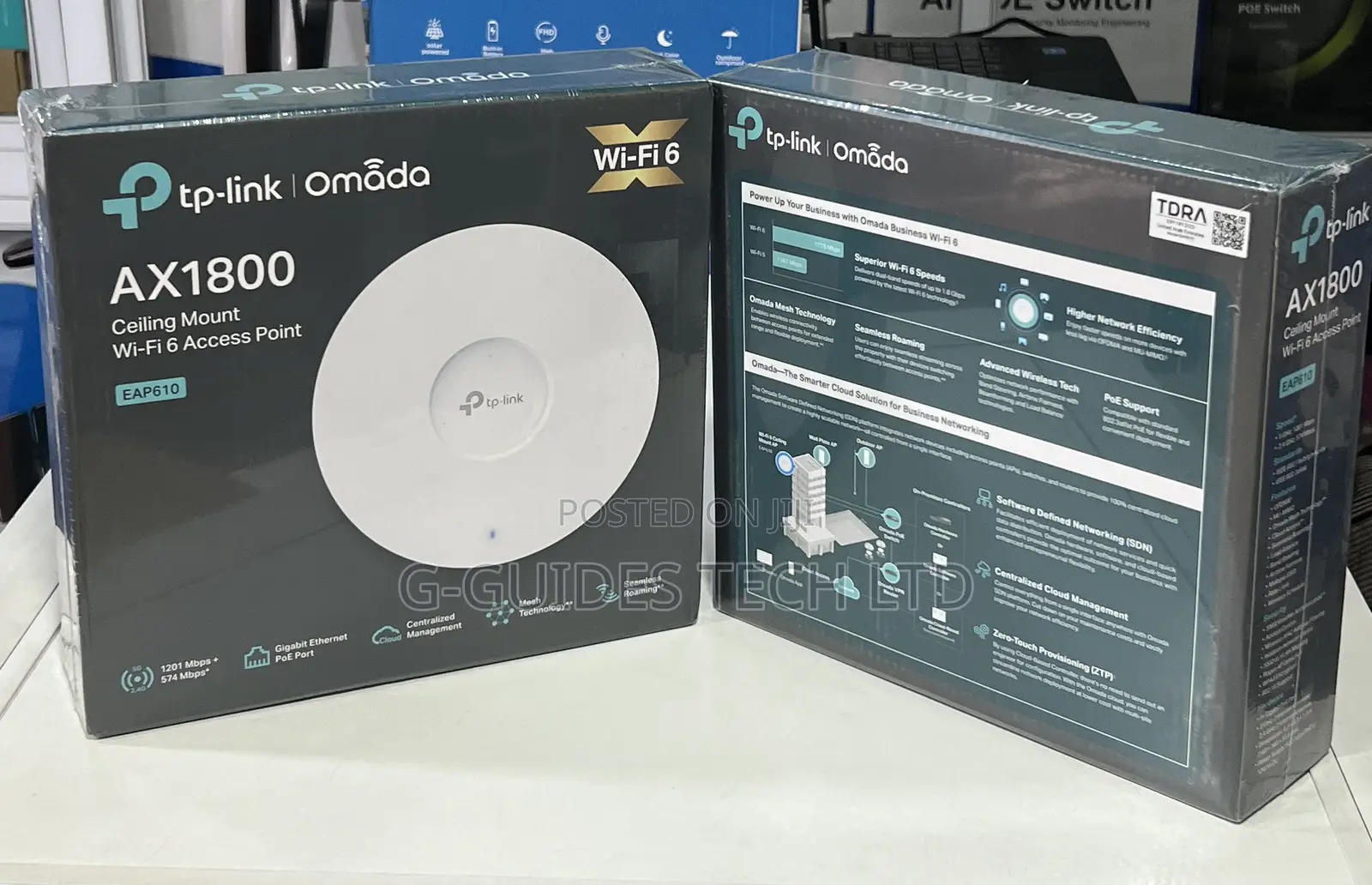Tp-Link Eap610 Ax1800 Ceiling Mount Wi-Fi 6 Access Point