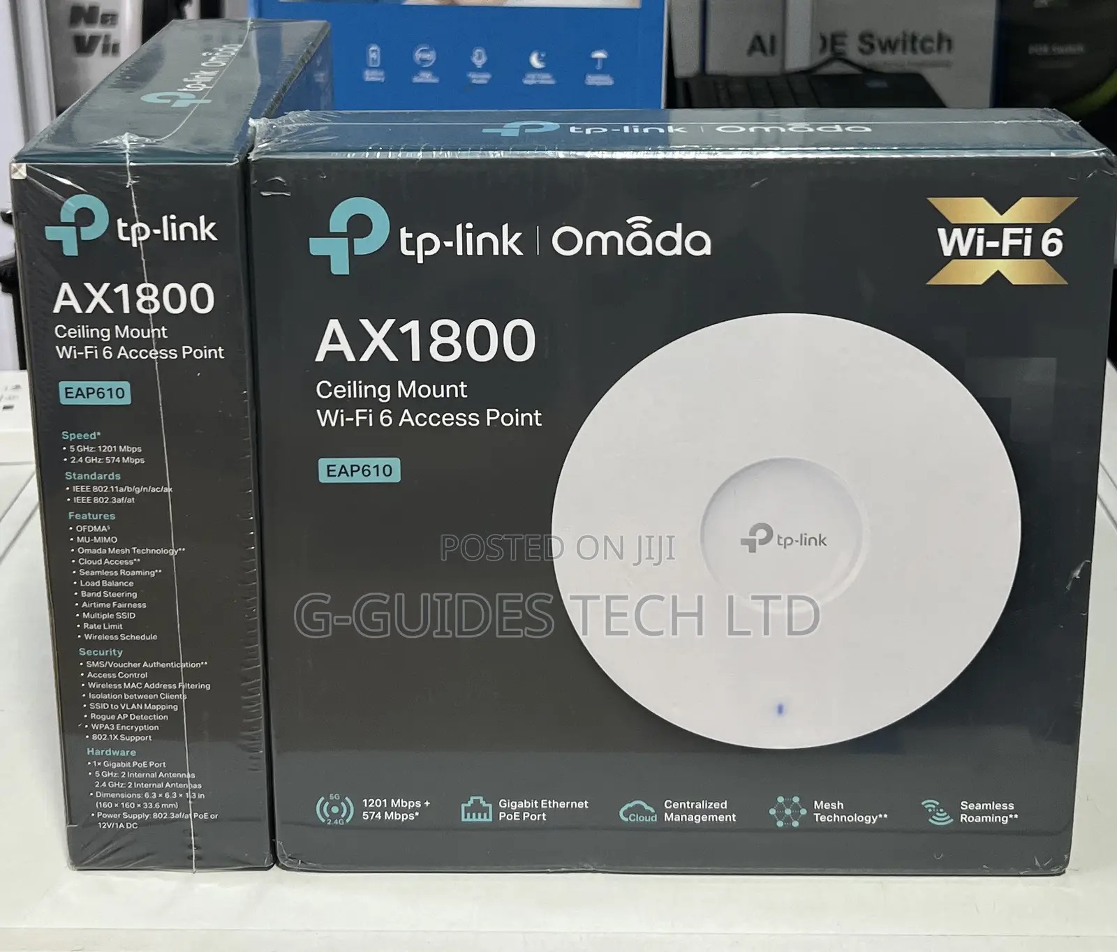 Tp-Link Eap610 Ax1800 Ceiling Mount Wi-Fi 6 Access Point