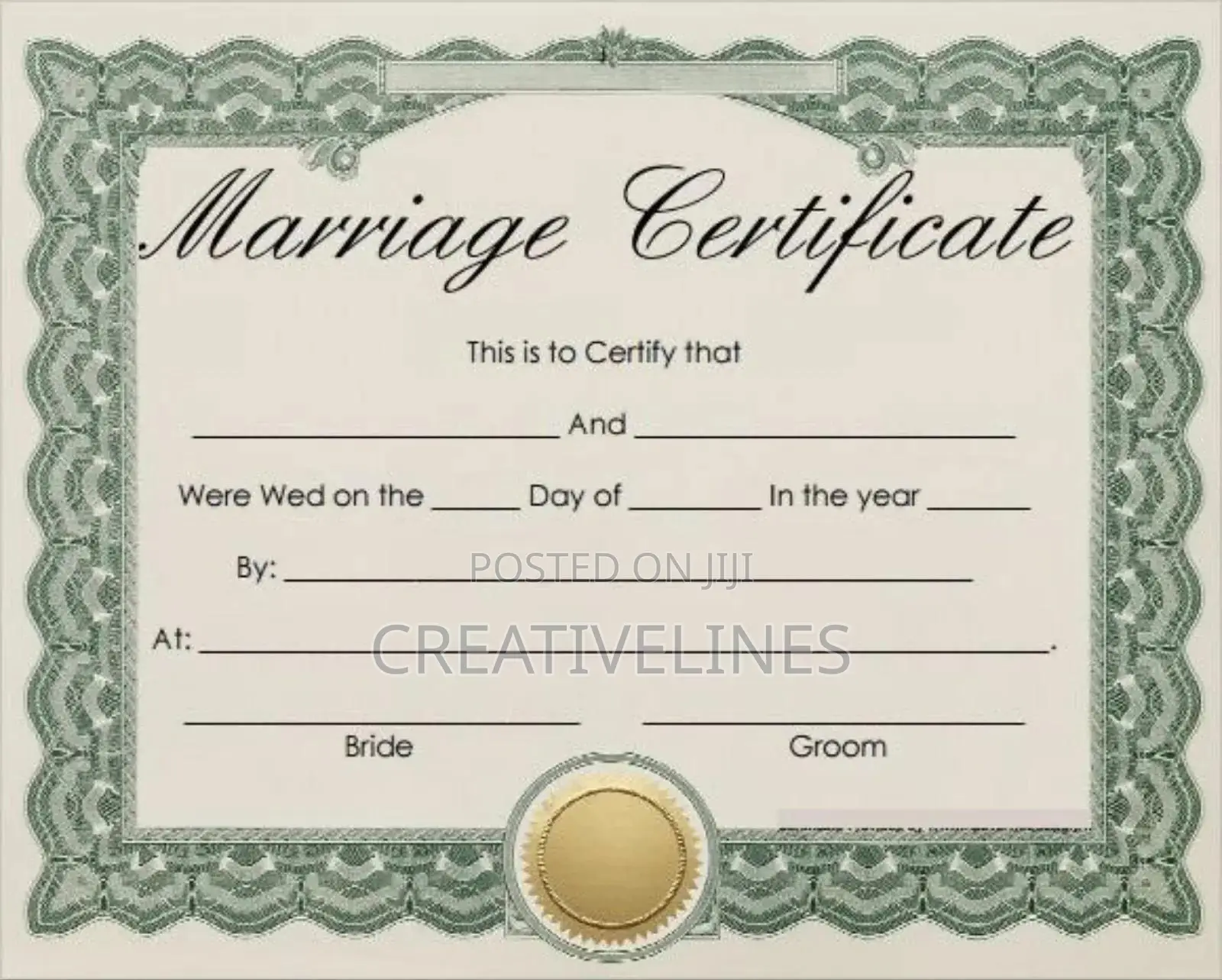 Print Marriage Certificate