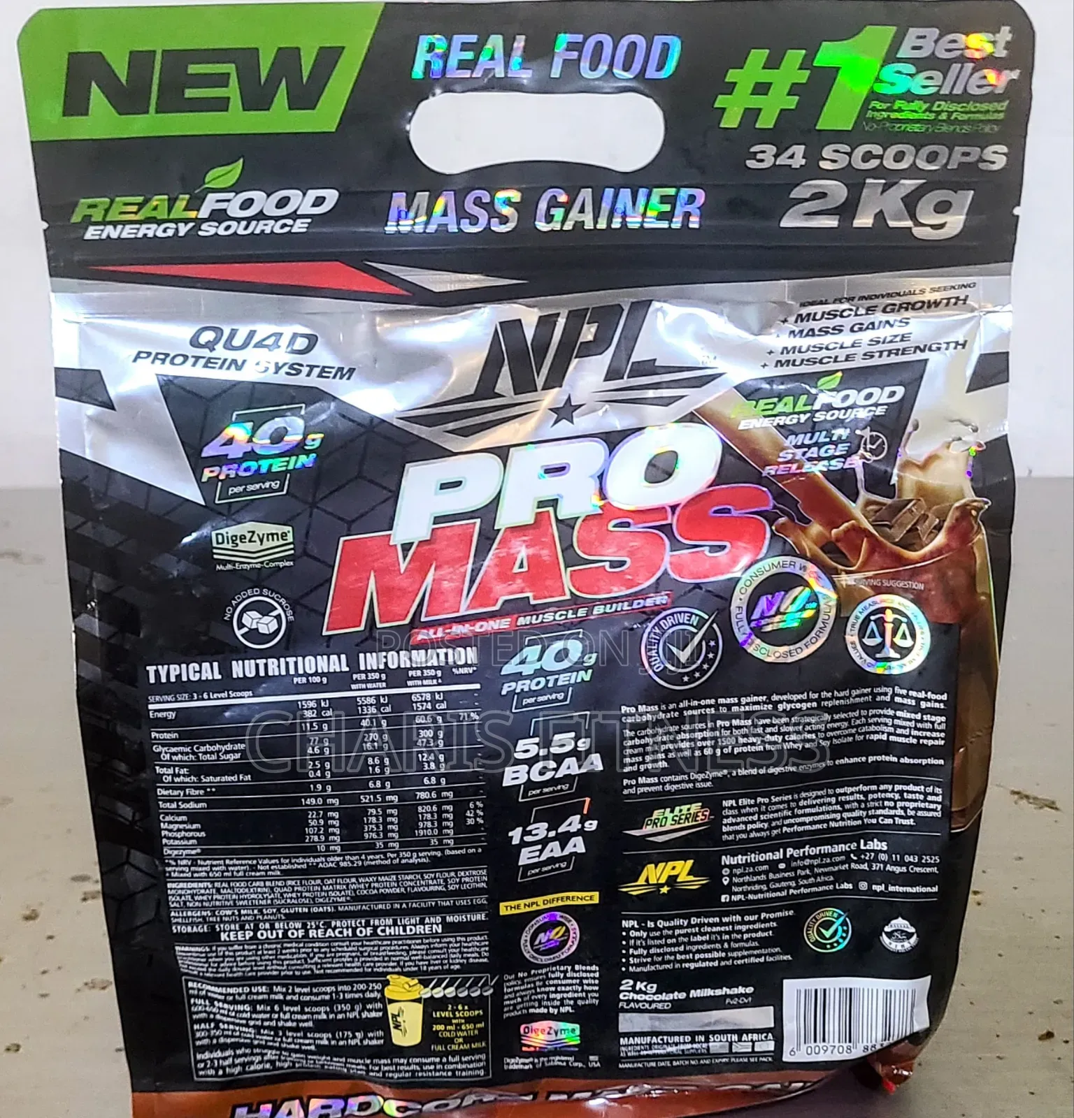 Mass Gainer 2kg (Npl Pro Mass)