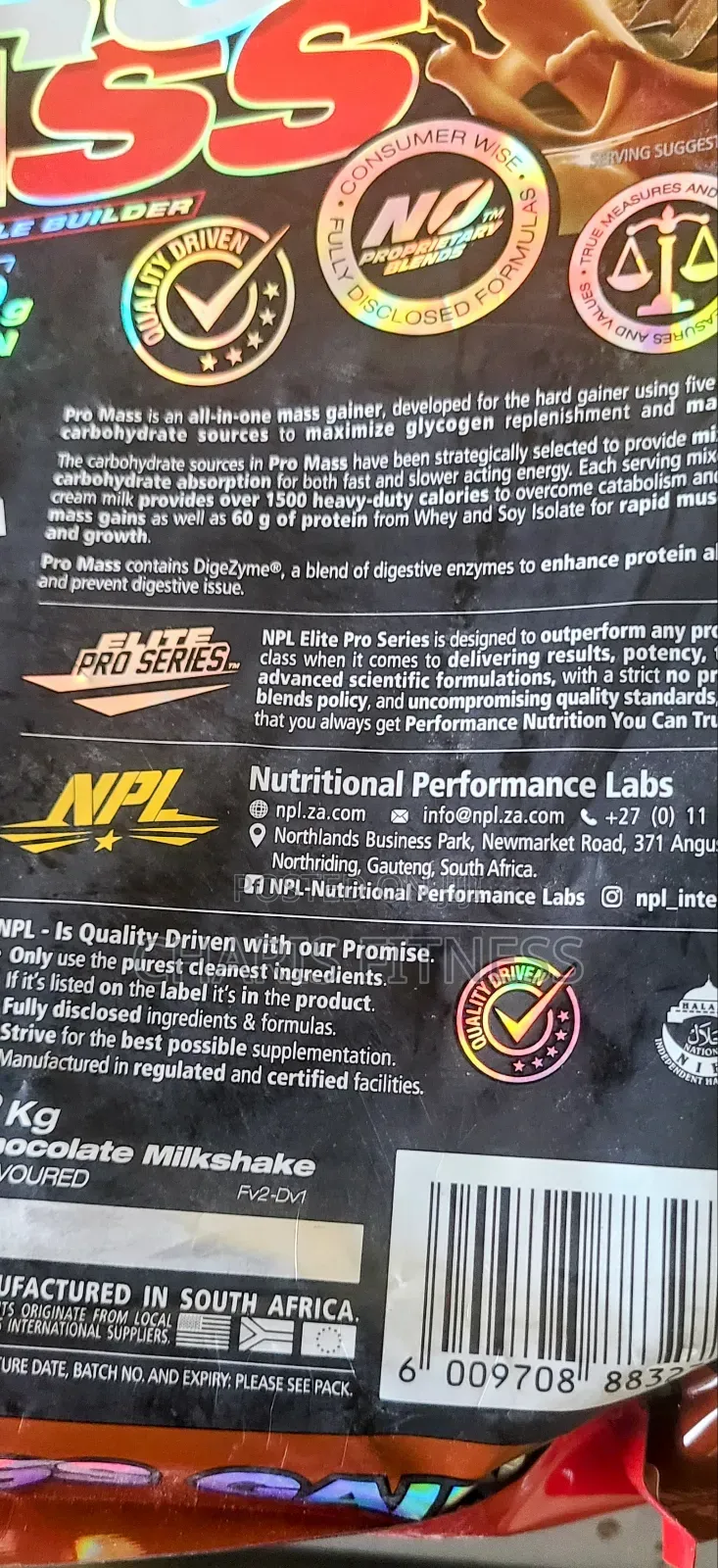Mass Gainer 2kg (Npl Pro Mass)