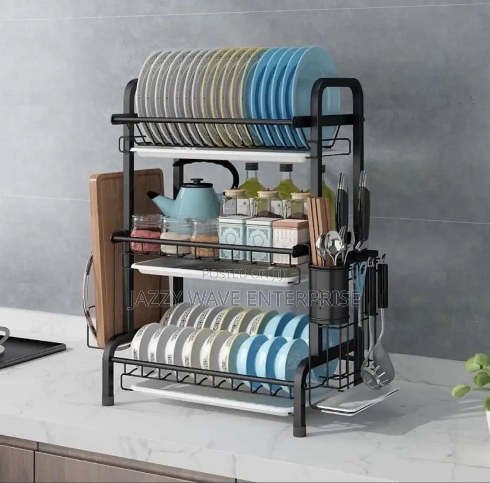 3 Tier Plate Rack