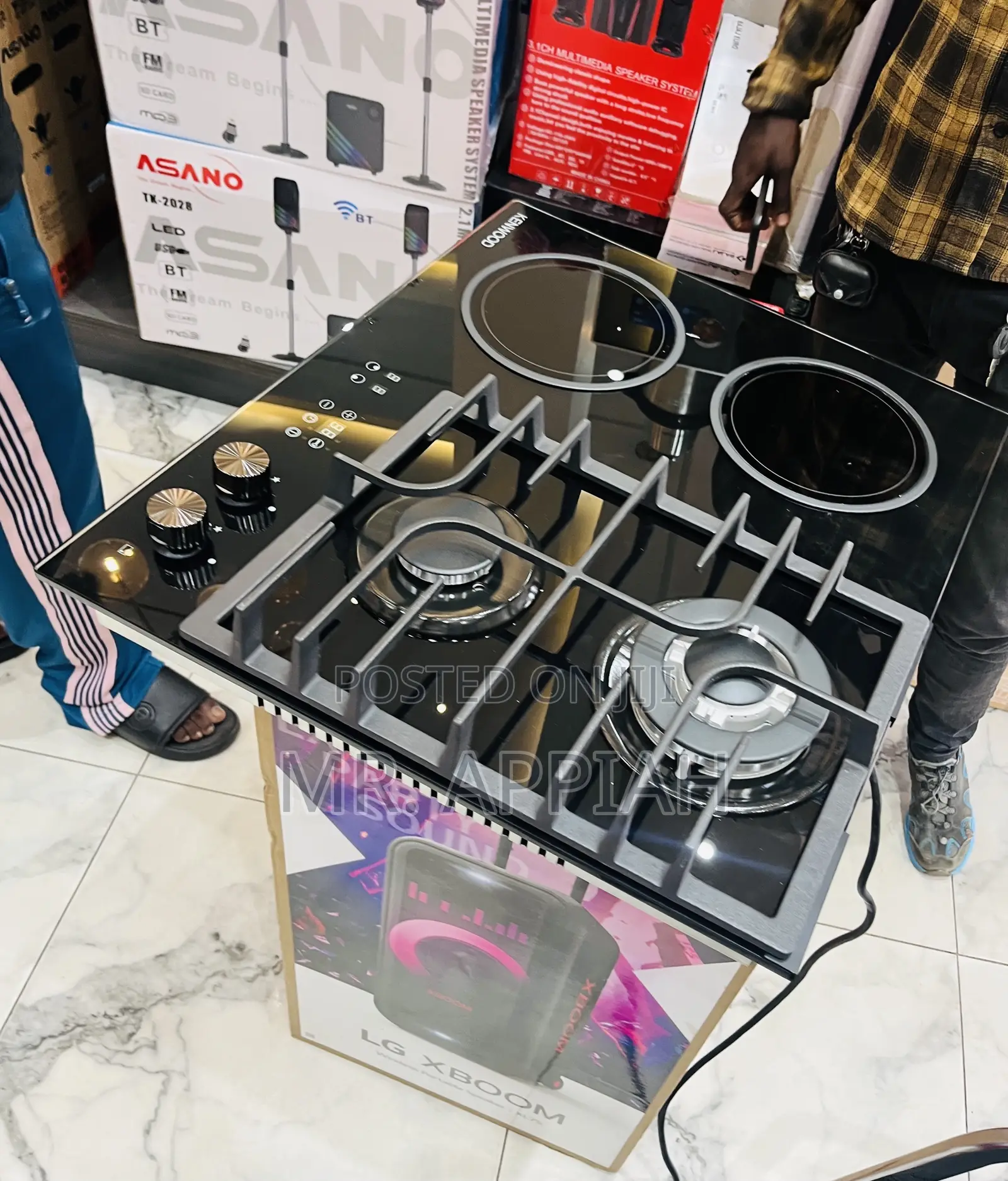 Convenient Kenwood 60cm 2 + 2 Glass Hob(Black) 