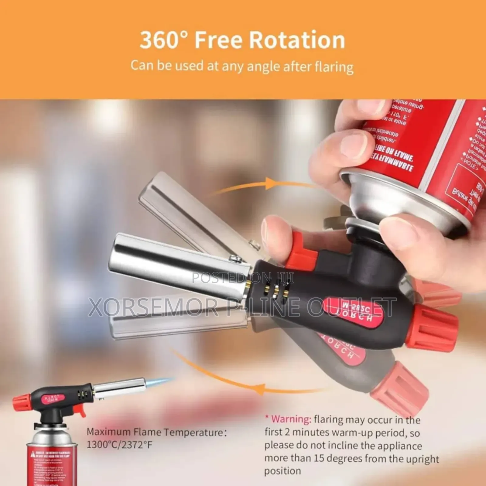 Flame Gas Gun Cylinder