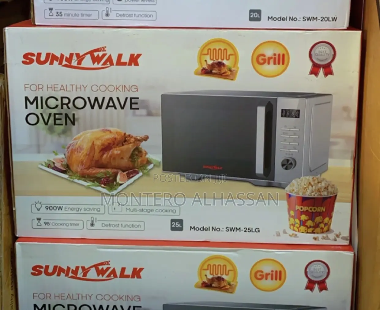 Microwave 25liters Sunnywalk With Grill