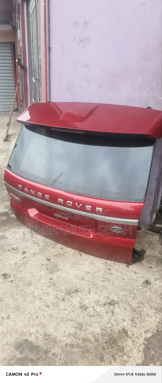 Range Rover Spot 2014,2015,2016 2018,2019,2020,2022 Boot