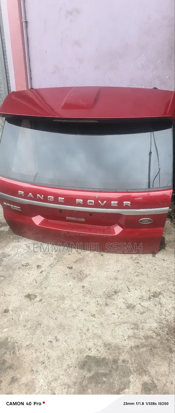 Range Rover Spot 2014,2015,2016 2018,2019,2020,2022 Boot