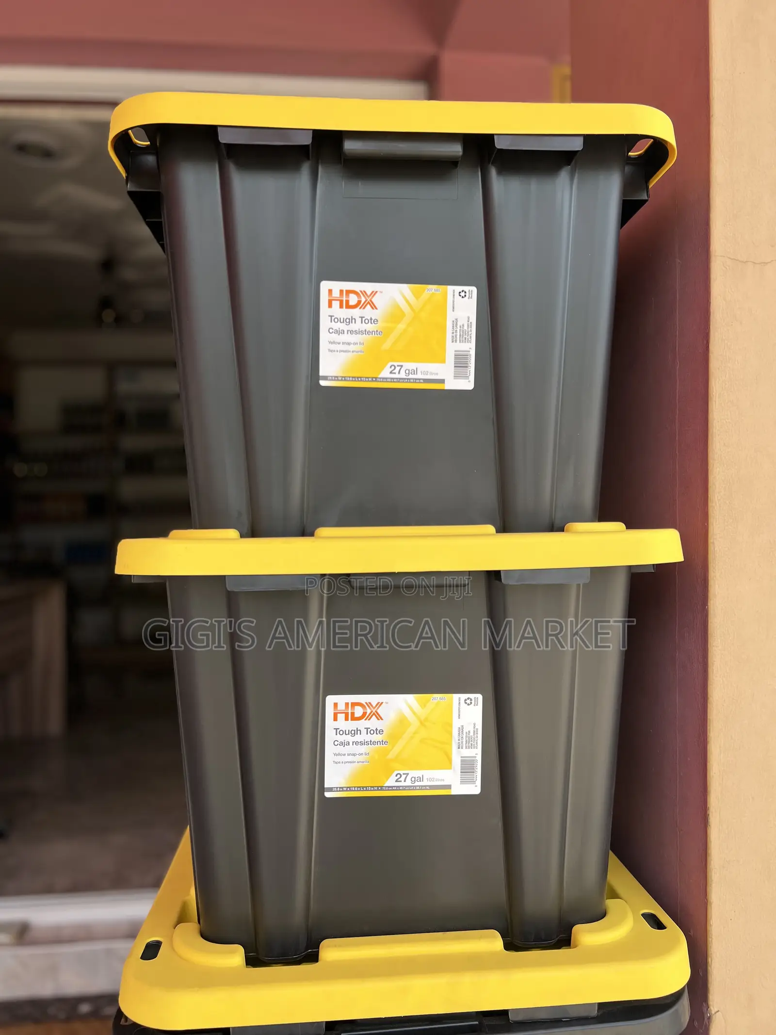 HDX 27 Gallon Storage Containers.Very Tough Stronger