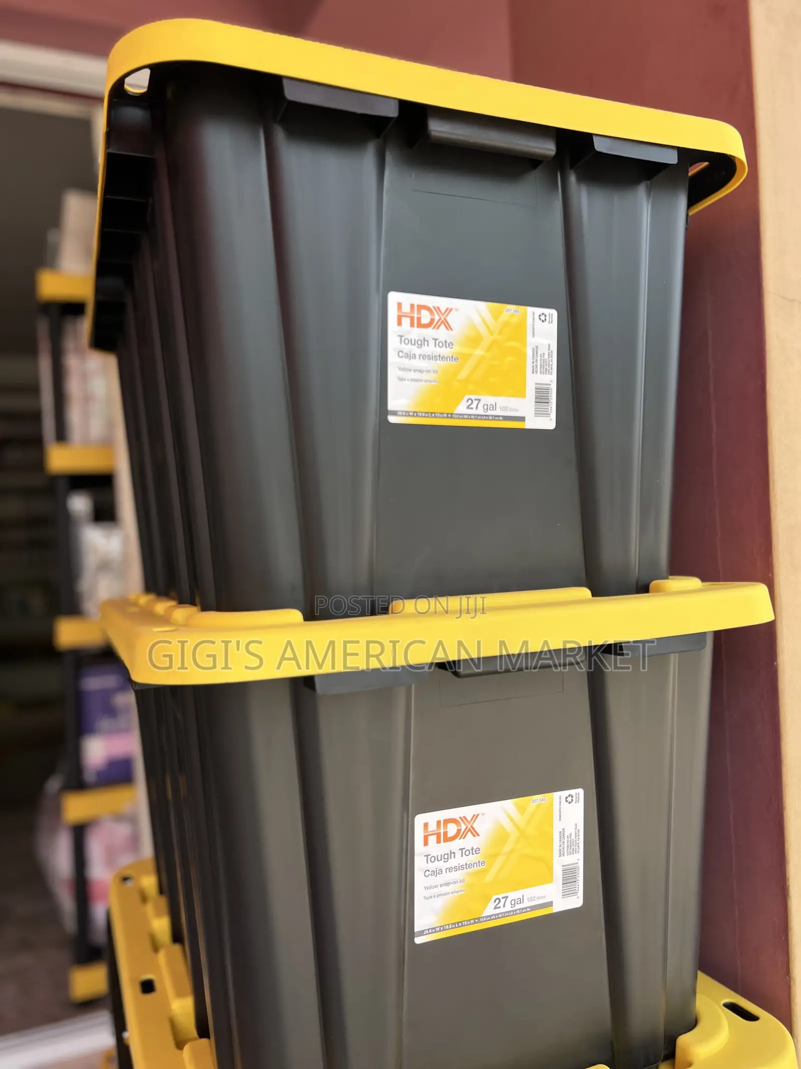 HDX 27 Gallon Storage Containers.Very Tough Stronger