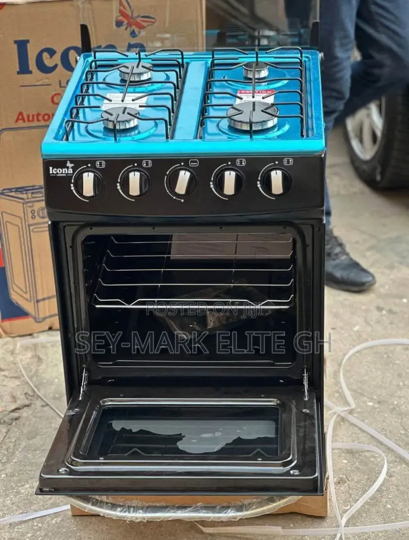 Icona London Gas Stove Burner With Oven